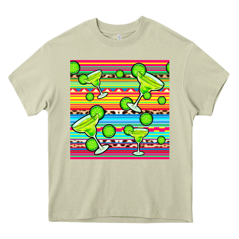 Margarita Serape Seamless Pattern Heavy Core Tee by BundleAndBundleShop | Teevron
