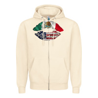 Sandshell mexico usa lips Zipper Hoodie - TumblerDesignByShophia