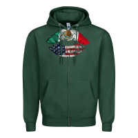 Sports Green mexico usa lips Zipper Hoodie - TumblerDesignByShophia