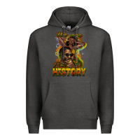 Charcoal Heather We are Black History Premium Hoodie - HowdyJamesFarm