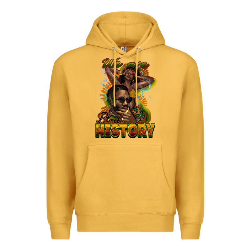 We Are Black History Premium Hoodie by HowdyJamesFarm | Teevron