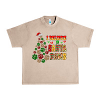 French Oak i believe in santa paws Urban Heavy Tee - MaliasSmallBusiness