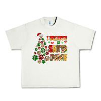 Pistachio i believe in santa paws Urban Heavy Tee - MaliasSmallBusiness