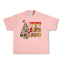 Salmon i believe in santa paws Urban Heavy Tee - MaliasSmallBusiness