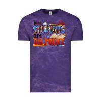 Cloud Purple my students are on point Vintage Tee - NancyCooperArtShop