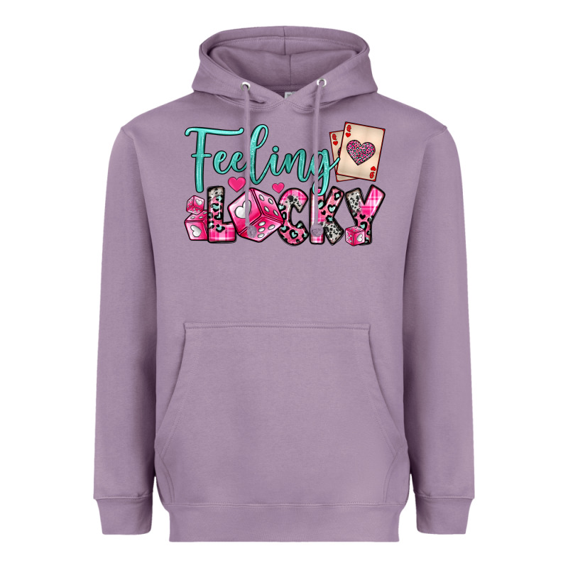 Feeling Lucky Heavyweight Hoodie by OliviaCreatesArt | Teevron