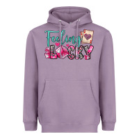 Lavender feeling lucky Heavyweight Hoodie - OliviaCreatesArt
