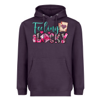 Plum feeling lucky Heavyweight Hoodie - OliviaCreatesArt