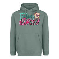 Sage feeling lucky Heavyweight Hoodie - OliviaCreatesArt