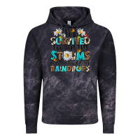 Cloud Black ive survived too many storms to be bothered by rai Vintage Hoodie - NancyCooperArtShop