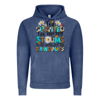 Vintage Denim ive survived too many storms to be bothered by rai Vintage Hoodie - NancyCooperArtShop