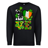 Black Love St. Patrick's Premium Sweatshirt - OliviaCreatesArt