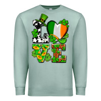 Seafoam Love St. Patrick's Premium Sweatshirt - OliviaCreatesArt