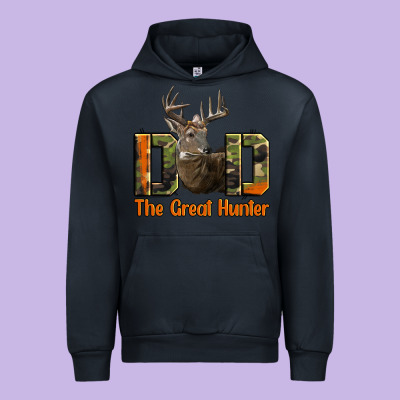 Western Dad The Great Deer Hunter Urban Hoodie Designed By Lillyallendesigns