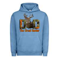 Pigment Pebble Blue Western Dad The Great Deer Hunter Urban Hoodie - LillyAllenDesigns