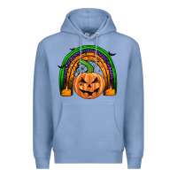 Colony Blue halloween rainbow Premium Hoodie - JahusDesignShop