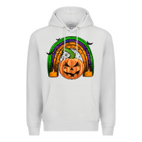 Dove Grey halloween rainbow Premium Hoodie - JahusDesignShop