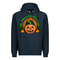 Navy halloween rainbow Premium Hoodie - JahusDesignShop