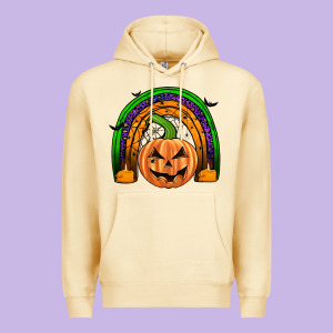 Halloween Rainbow Premium Hoodie Designed By Jahusdesignshop
