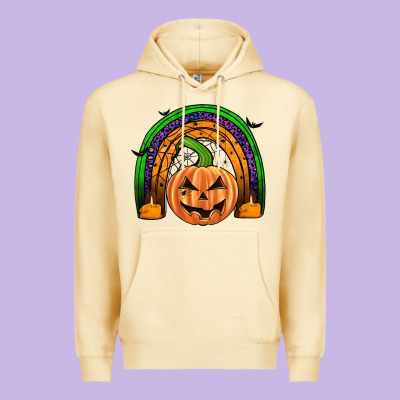 Halloween Rainbow Premium Hoodie Designed By Jahusdesignshop