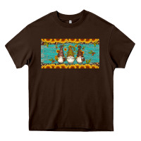 Chocolate Brown coffee gnomes Heavy Core Tee - Artiststas