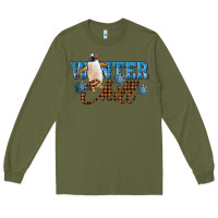 Army Green Winter Chill Penguin Long Sleeve Tee - LillyAllenDesigns