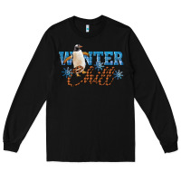 Black Winter Chill Penguin Long Sleeve Tee - LillyAllenDesigns