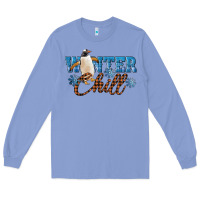 Colony Blue Winter Chill Penguin Long Sleeve Tee - LillyAllenDesigns