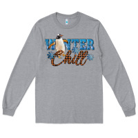 Heather Grey Winter Chill Penguin Long Sleeve Tee - LillyAllenDesigns