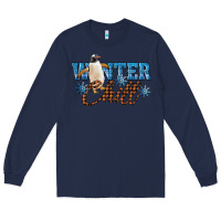 Navy Winter Chill Penguin Long Sleeve Tee - LillyAllenDesigns