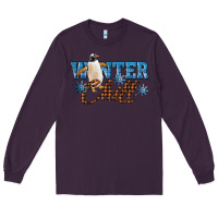 Plum Winter Chill Penguin Long Sleeve Tee - LillyAllenDesigns