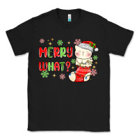 Black merry what christmas cat Classic Tee - MaliasSmallBusiness