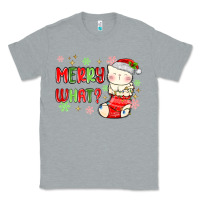 Heather Grey merry what christmas cat Classic Tee - MaliasSmallBusiness