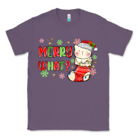 Lavender merry what christmas cat Classic Tee - MaliasSmallBusiness