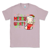 Lilac merry what christmas cat Classic Tee - MaliasSmallBusiness