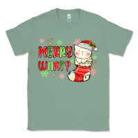 Sage merry what christmas cat Classic Tee - MaliasSmallBusiness