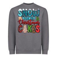 Storm snow flakes and Christmas cakes Heavyweight Sweatshirt - Jasminsmagicworld
