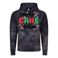Cloud Black candy cane cutie Vintage Hoodie - MaliasSmallBusiness