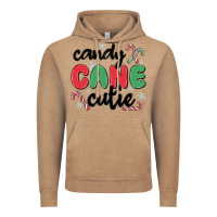 Vintage Coffee candy cane cutie Vintage Hoodie - MaliasSmallBusiness