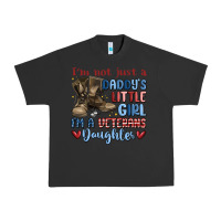 Pigment Black i'm not just a daddy's little girl Urban Heavy Tee - MaliasSmallBusiness