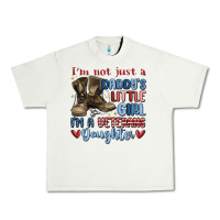 Pistachio i'm not just a daddy's little girl Urban Heavy Tee - MaliasSmallBusiness