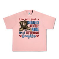 Salmon i'm not just a daddy's little girl Urban Heavy Tee - MaliasSmallBusiness