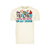 Vintage Arctic this teacher wears her her on her sleeve Vintage Tee - NancyCooperArtShop