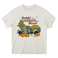 Cream grateful thankful blessed Heavy Core Tee - JahusDesignShop