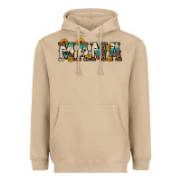 Mushroom mama sunflower leopard Heavyweight Hoodie - OliviaCreatesArt