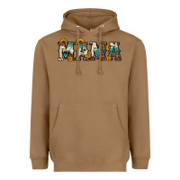 Toasted Coconut mama sunflower leopard Heavyweight Hoodie - OliviaCreatesArt