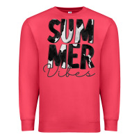 Cardinal Summer Vibes Black White Cowhide Premium Sweatshirt - CowCowDesign
