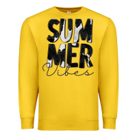 Lemon Summer Vibes Black White Cowhide Premium Sweatshirt - CowCowDesign