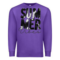 Purple Summer Vibes Black White Cowhide Premium Sweatshirt - CowCowDesign