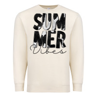 Sandshell Summer Vibes Black White Cowhide Premium Sweatshirt - CowCowDesign